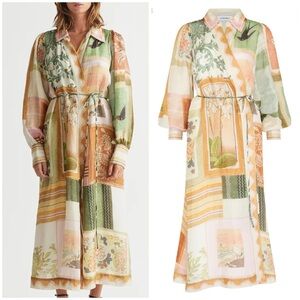Antipodean Wabi Sabi Printed Wrap Dress